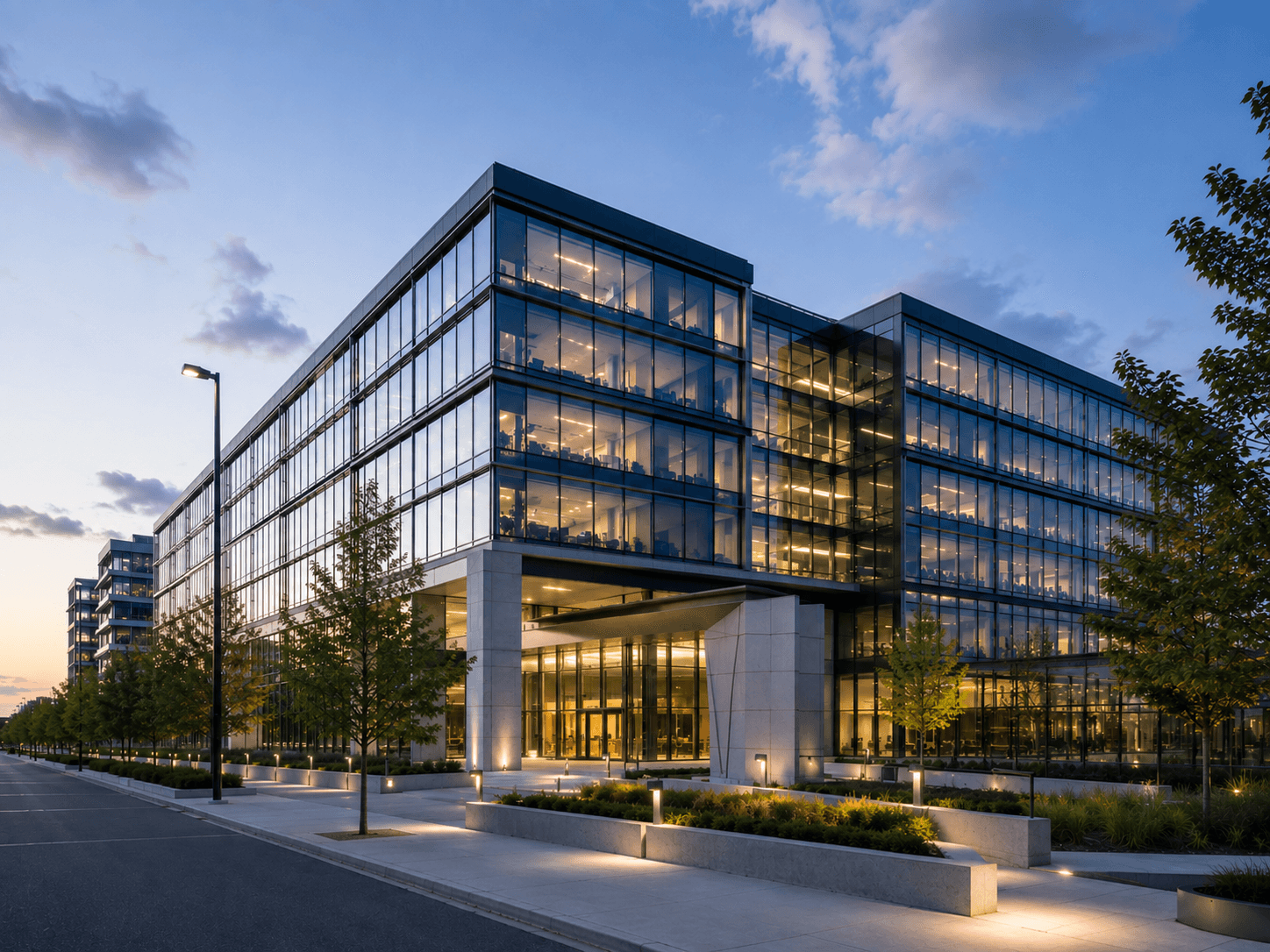 Corporate buildings